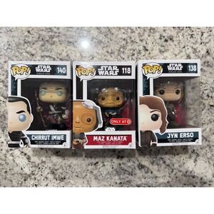 Funko Pop! Star Wars Lot Of 3